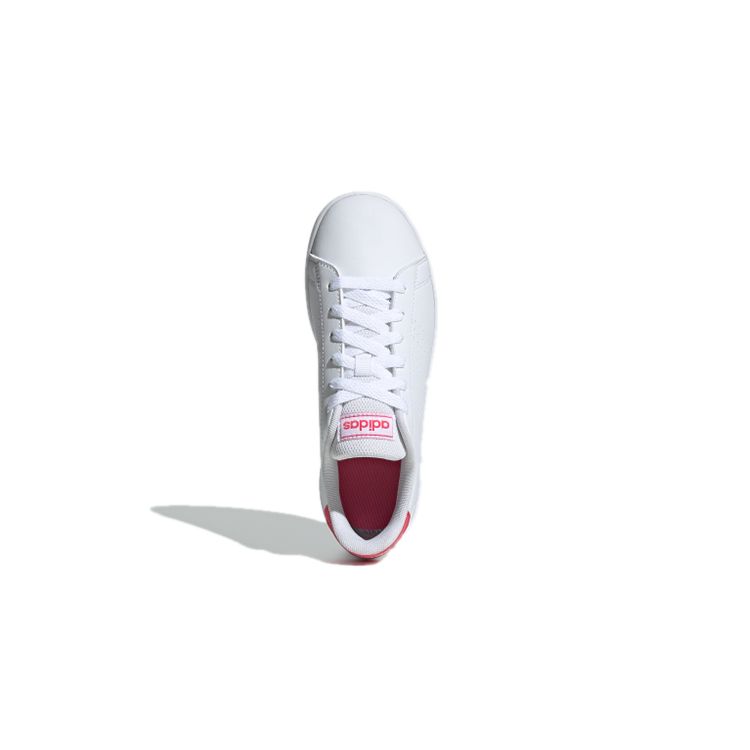 Adidas Детские кроссовки Advantage J White Real Pink Cloud-White EF0211