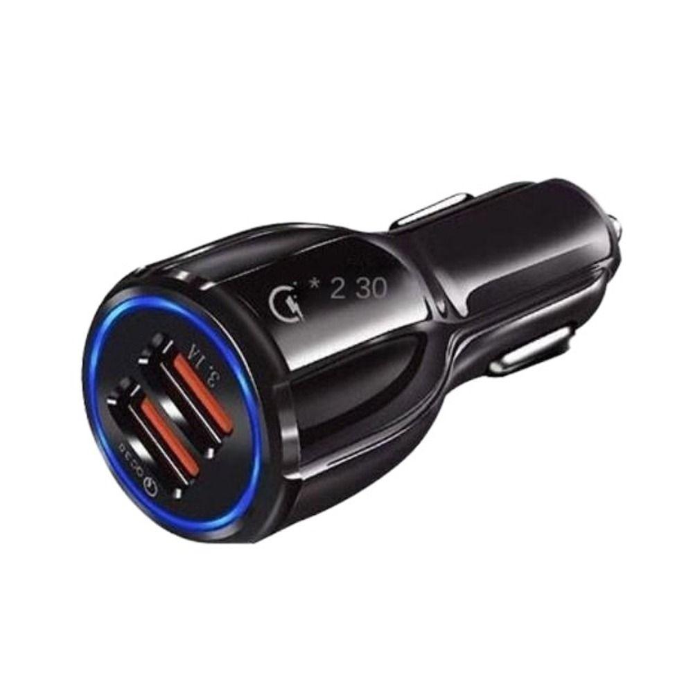 5V 3.1A Dual USB для боулинга, быстрая зарядка, светящаяся автомобильная быстрая зарядка, зарядка мобильного телефона