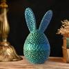 Пасхальная фигурка кролика из яичной скорлупы, полое украшение для стола в виде кролика из яичной скорлупы, статуэтка весенних кроликов