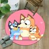 1pc B-Blucy8 Carpet, Round Rug, Comfortable, Suitable for Entryways, Living Rooms, Office, And Bedrooms, Christmas Decoration