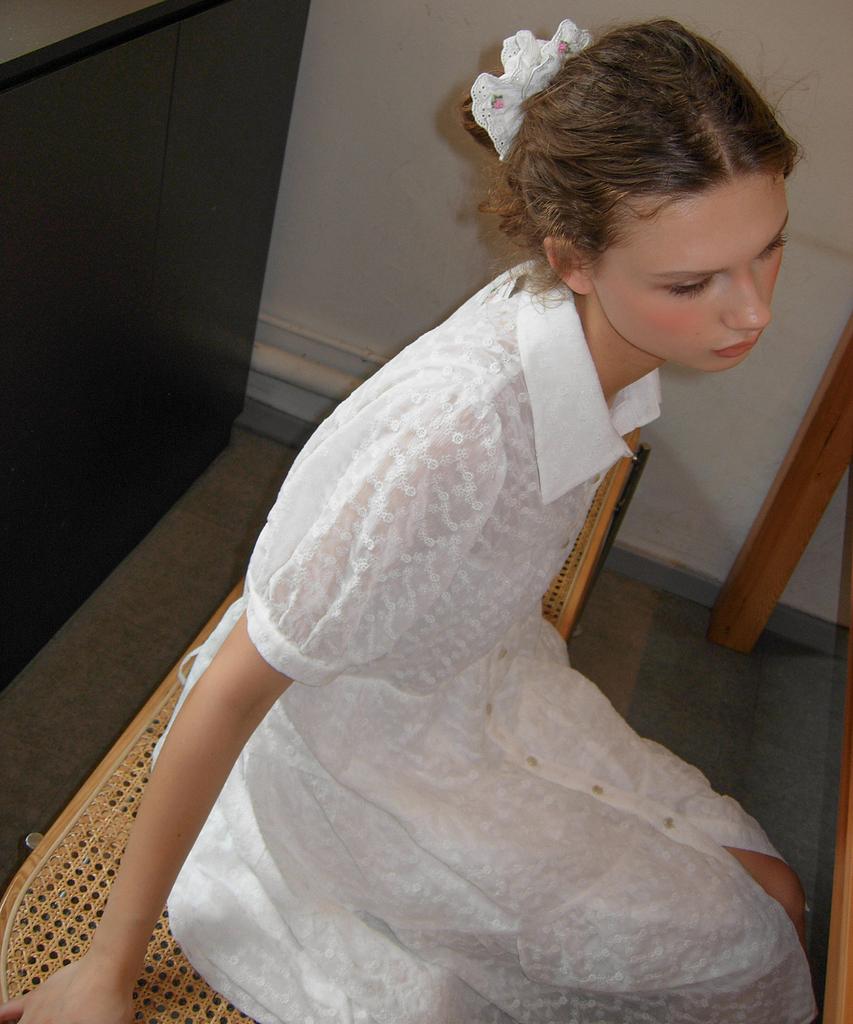 Hakesh Lena Dress_White