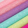 Chunky Glitter Artificial Leather Fabric Colorful Glitter Faux Leather  DIY Hairbow Accessories