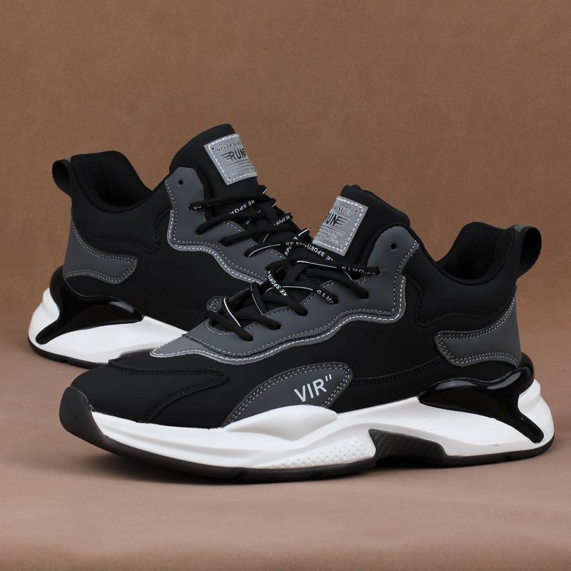 Мужская спортивная обувь на платформе, мужская обувь из кашемира и хлопка, мужская повседневная модная обувь