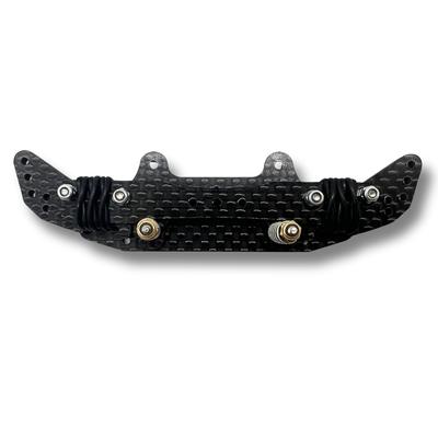 [Вводная серия Gimmick] Передний бампер TAGATORON Carbon Front AT Pivot Bumper для передней оси, сборный, в комплект входит руководство по эксплуатации