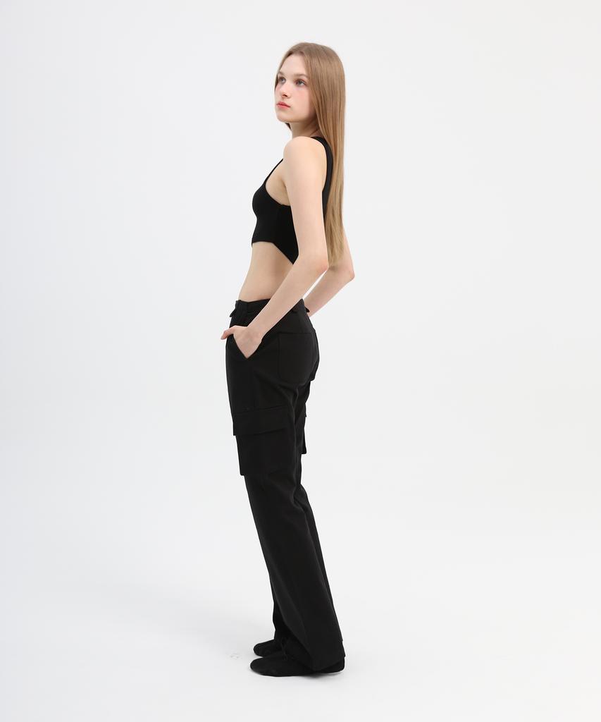 SLLOW GARMENTS Брюки-карго с разрезами
