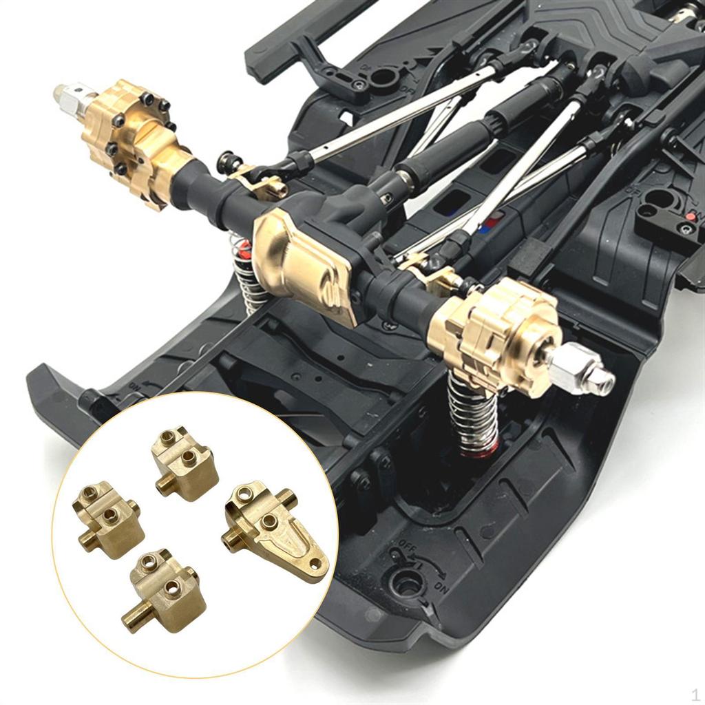 4x Pull Rod Mount Seat RC Car Axle Mounts 1/10 CNC Accessories Weight Hub Easy Control Parts Tie