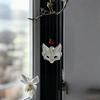 Fox Mask Guardian Necklace Traditional Chinese Aesthetic Pendant Unisex Braided Cord Gift for Couples And Friends