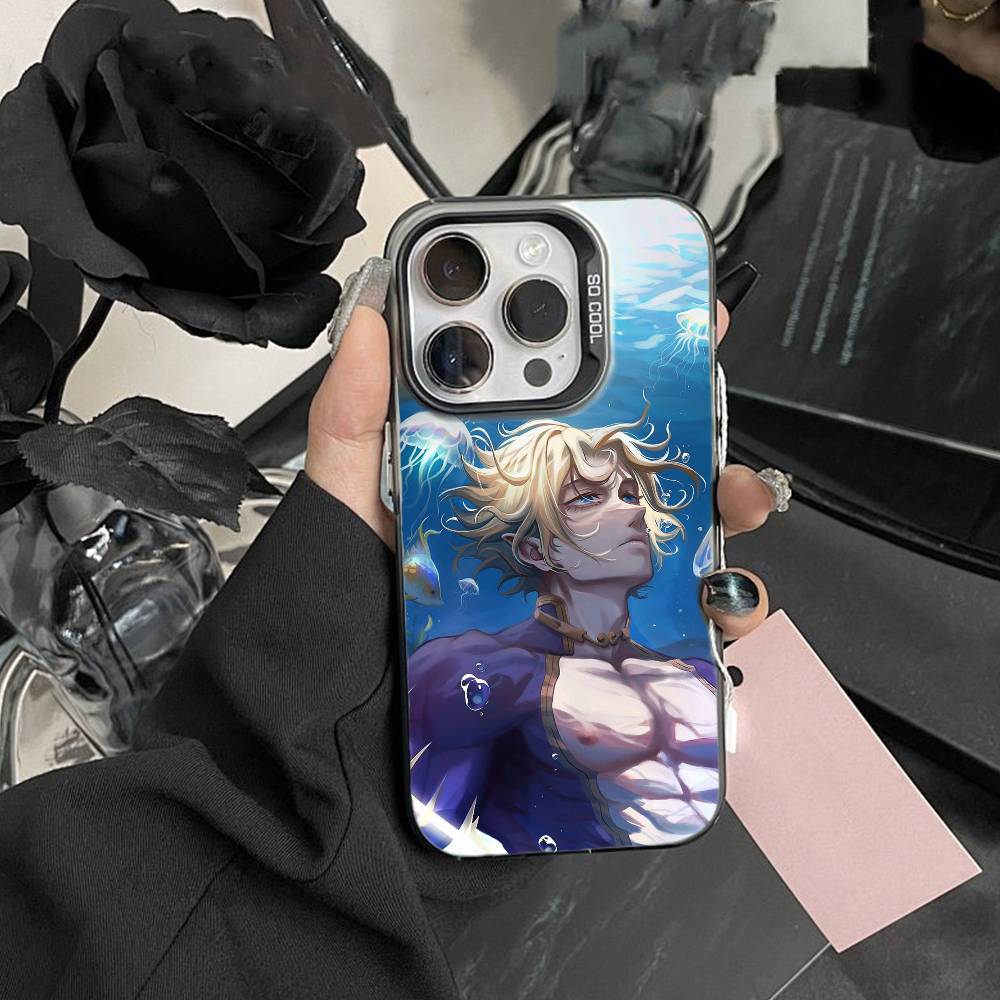 D-Record of Ragnarok Anime Phone Case For iPhone 17,16,15,14,13,12,Pro MAX Black Matte Shockproof Cover
