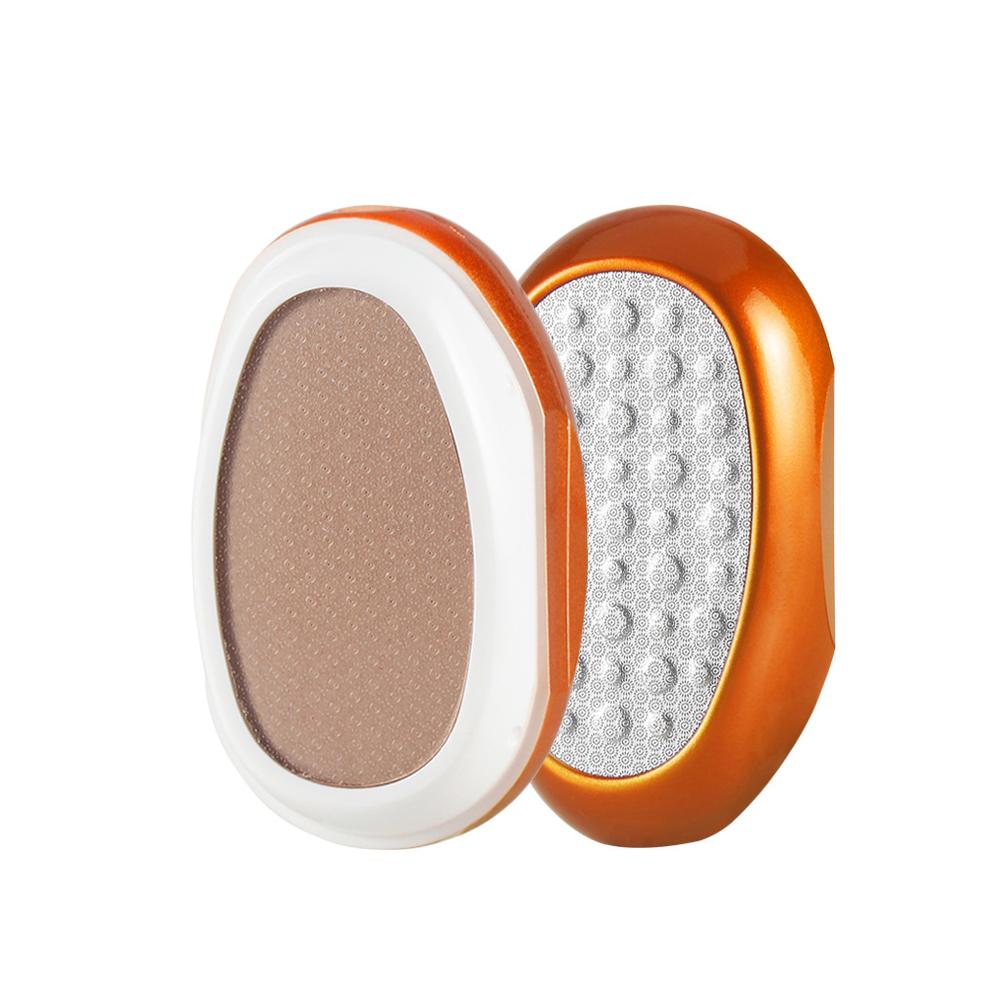 3-в-1 шлифовальная машинка для ног из нержавеющей стали, отшелушивающая пилка для ног, моющаяся, прочная, ручная, домашний инструмент для ухода за ногами