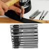 9pcs Leather Hollow Punch Set Belt Hole Puncher Leather Craft Tool 2.5-10mm