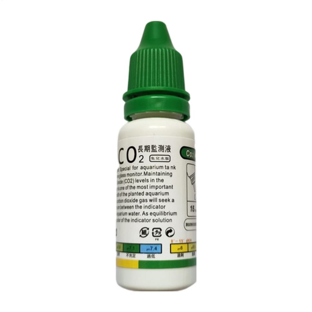 Аквариумный CO2 Индикаторный Раствор Монитор Растения Трава CO2 Система Концентрация Аквариум Стекло Жидкий Тестер Жидкость Капли Индикатор