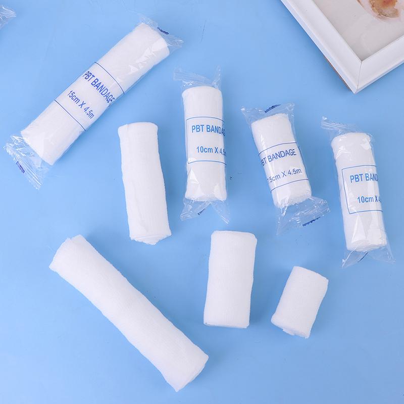 4 рулона хлопчатобумажного эластичного бинта для оказания первой медицинской помощи, ухода за больными, неотложной помощи