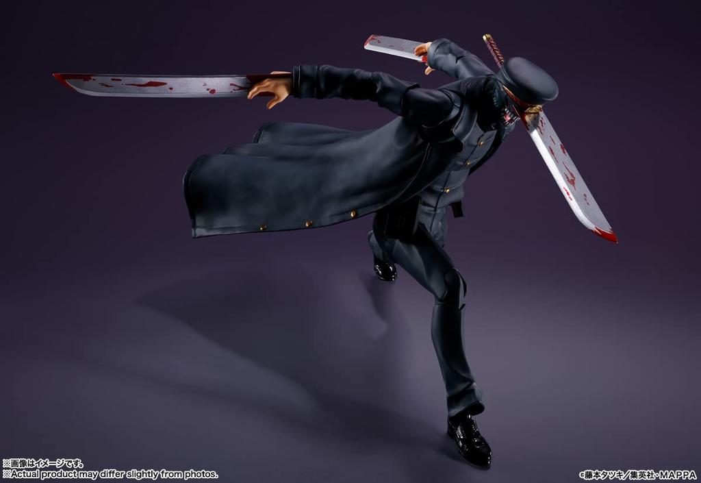 TAMASHII NATIONS S.H.Figuarts Chainsaw Man Samurai Sword, Approximately 165mm, ABS & PVC, Painted Action Figure