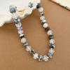 Irregular Bead Beaded Choker Acrylic Material Clavicle Chain Trendy Necklace  For Women