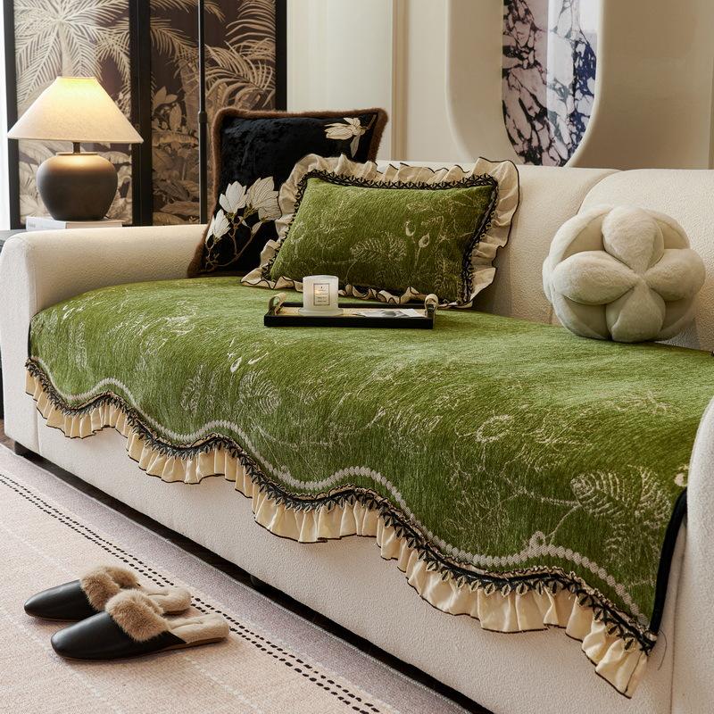 Retro Style Special-Shaped Sofa Cushion Is Universal In All Seasons New One-Piece Seat Cushion Non-Slip Cover Light Luxury High Sense