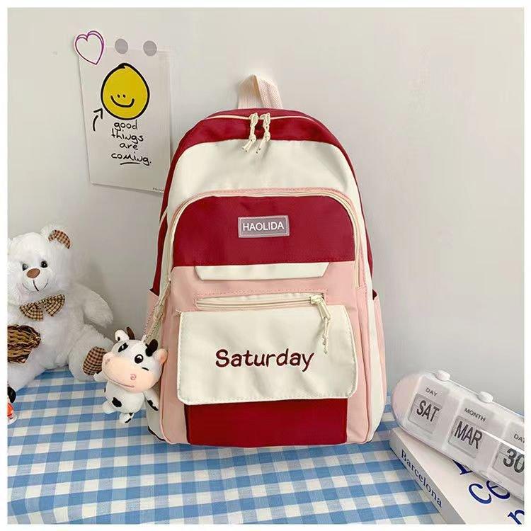 Backpack Aesthetic Nature Style Large Capacity School Bag for Girls Middle High School College Travel Daypack
