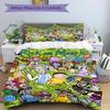 Rick Morty Cosmic Adventure Print 3Pcs Bedding Setduvet Cover With 2 Bedropillowcase Home Birthday Gift