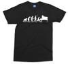 Piano Evolution T-shirt Retro Pianist Gift Top Music Musical Instrument Player
