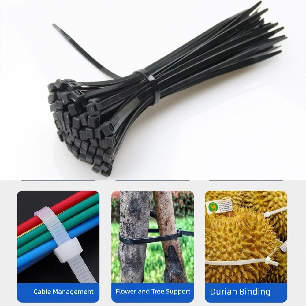 Self-Locking Nylon Cable Tie Buckle Nylon Buckle Plastic Cable Ties Tool