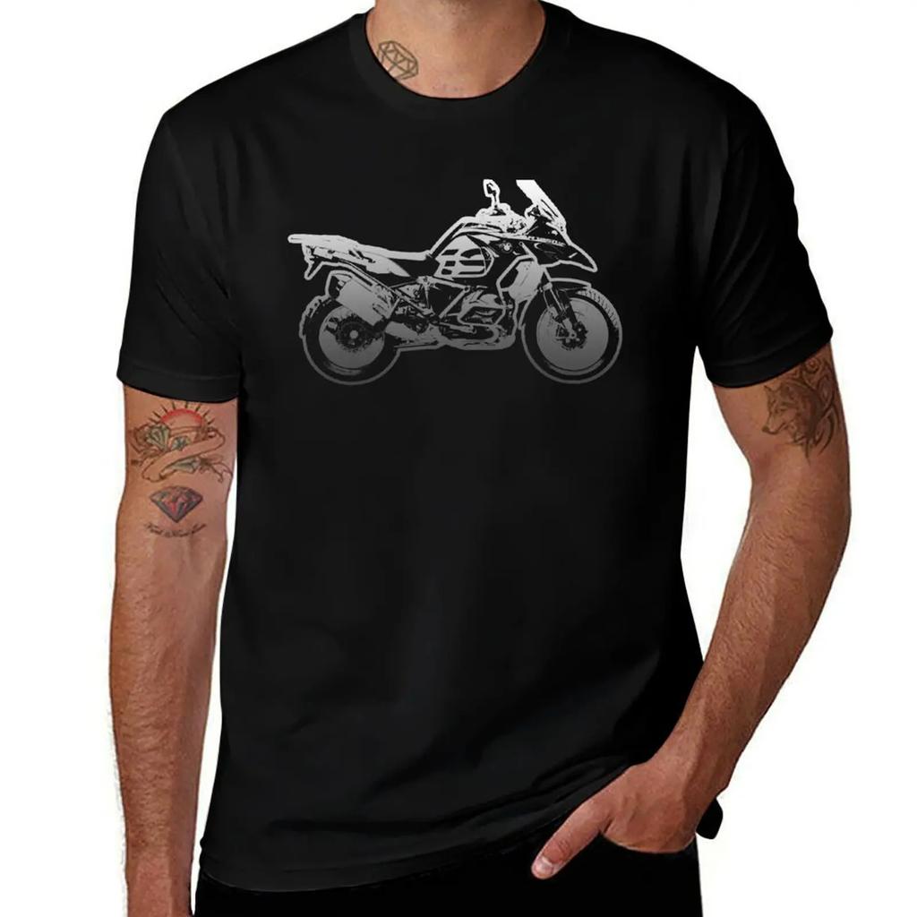 R1250GS Adventure Силуэт V1 Мотоцикл Туринг Эндуро Двойной Спорт Футболка эстетичная одежда свитшоты графическая футболка мужские