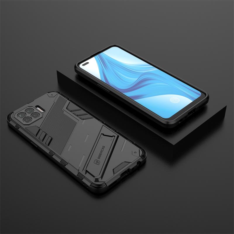 Для OPPO F17 F19 Pro Plus чехол автомобильный магнитный держатель подставка силиконовый чехол для телефона для OPPO A93 Reno4 Lite бронированный противоударный чехол на заднюю панель