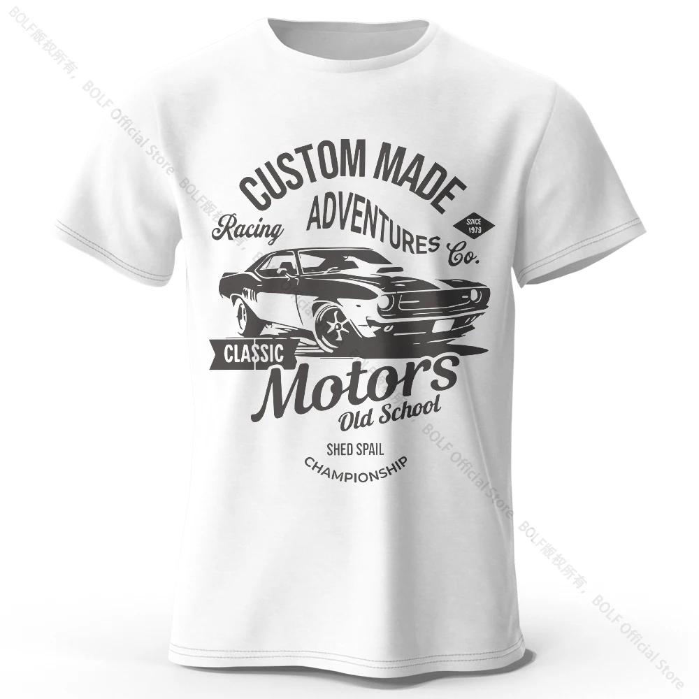 Unisexs Motors Printed Tshirt 100 Cotton Oversized Vintage Old School Graphic Tees For Unisex Unisex Summer Tops