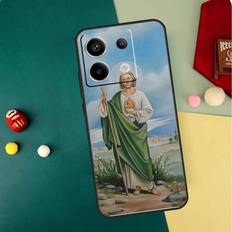 San Judas Tadeo Case For Xiaomi Redmi Note 12 11 10 9 13 Pro Plus 9S 10S 11S 12S Redmi 13C 9C 10C 12C Cover