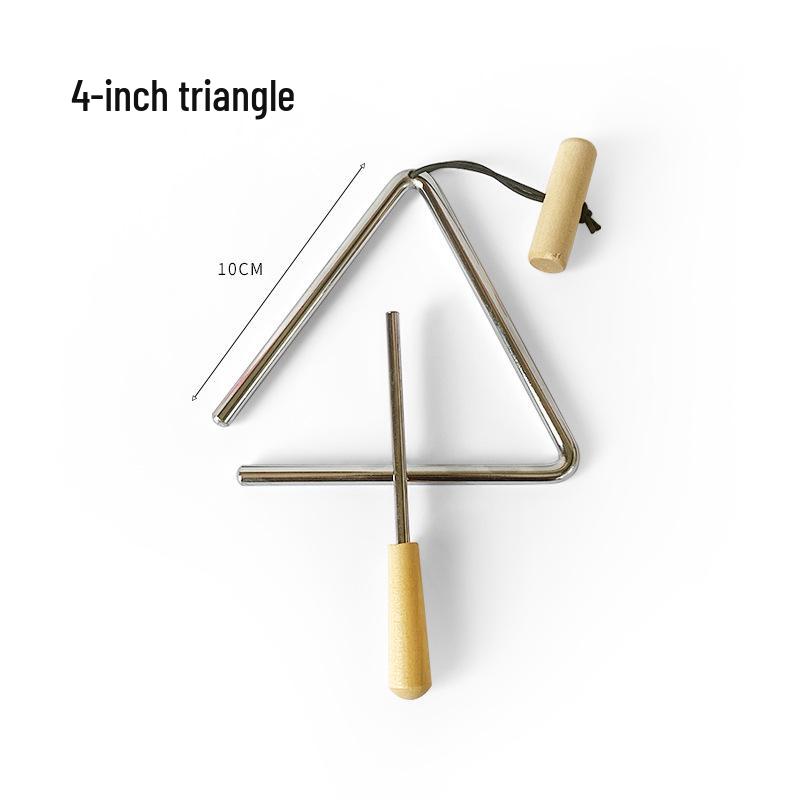 Детские музыкальные инструменты Орфа: Треугольник, Кастаньеты, Маракасы, Бубен, Деревянные бруски, Тарелки