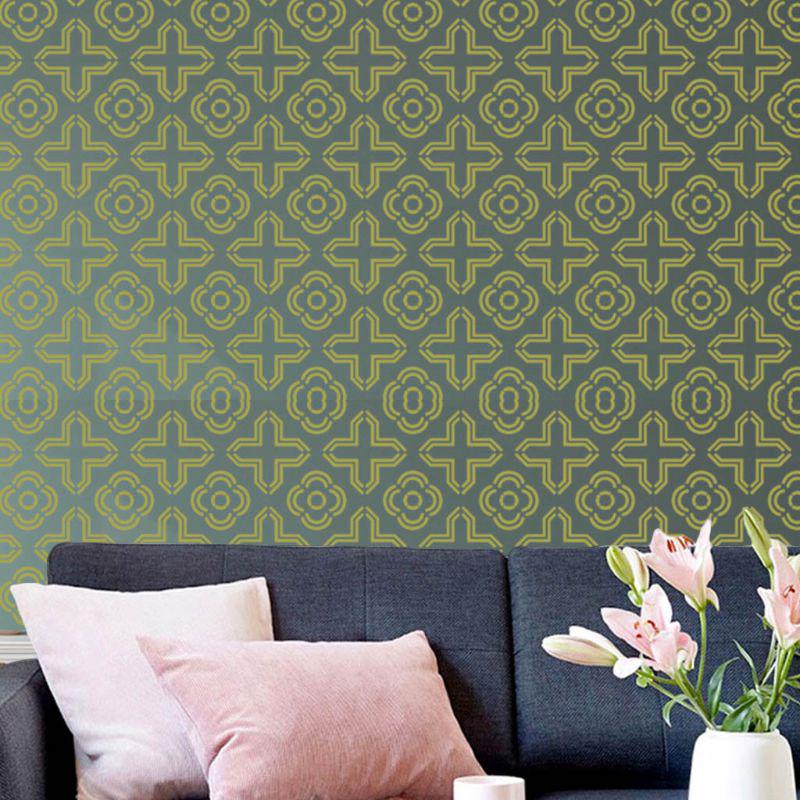 НОВЫЙ 16 шт./компл. трафареты с мандалой DIY шаблон для рисования настенная живопись для деревянной плитки в стиле рок украшение дома