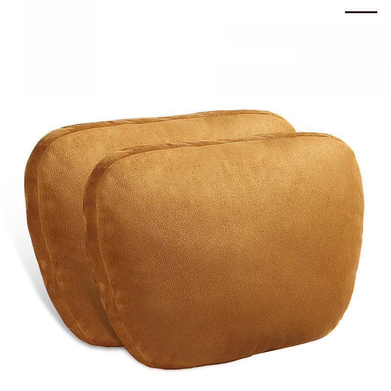 Подголовник для автомобиля, подушка для шеи, поддержка талии, замшевая подушка на спинку сиденья для Mercedes-Benz S-класса, универсальная подушка для автомобиля.