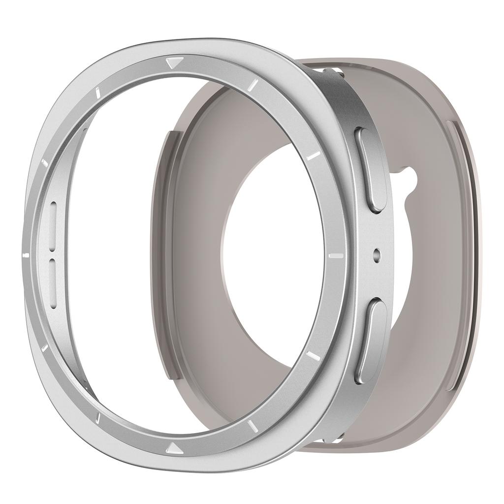 Для Samsung Galaxy Watch 8 40 мм 44 мм Аксессуары Жесткий Ударопрочный Защитный экран Бампер-чехол для Galaxy Watch 8 ПК Металлическая крышка