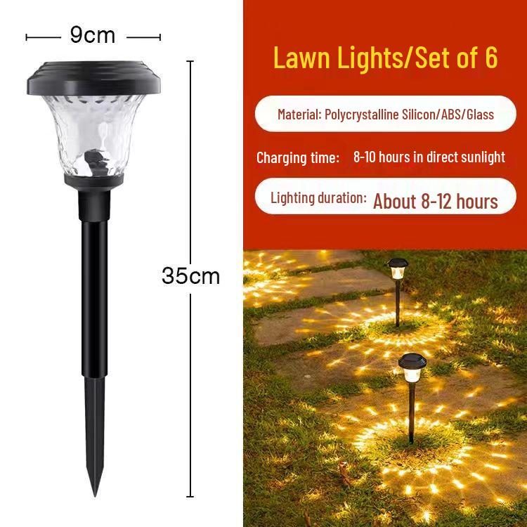 Солнечные садовые декоративные светильники: Уличные фонари-колышки для создания атмосферы во дворе, на участке и лужайке