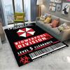 3D Game R-RESIDENT Game E-EVILs Movie Carpet Rug Art for Room Decor Bedroom Home Sofa Gift Kids Area Rug Non-slip Floor Mat