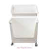 Easy Move Rolling Storage Container Space Efficient Storage Cart with Practical Home Organization Container