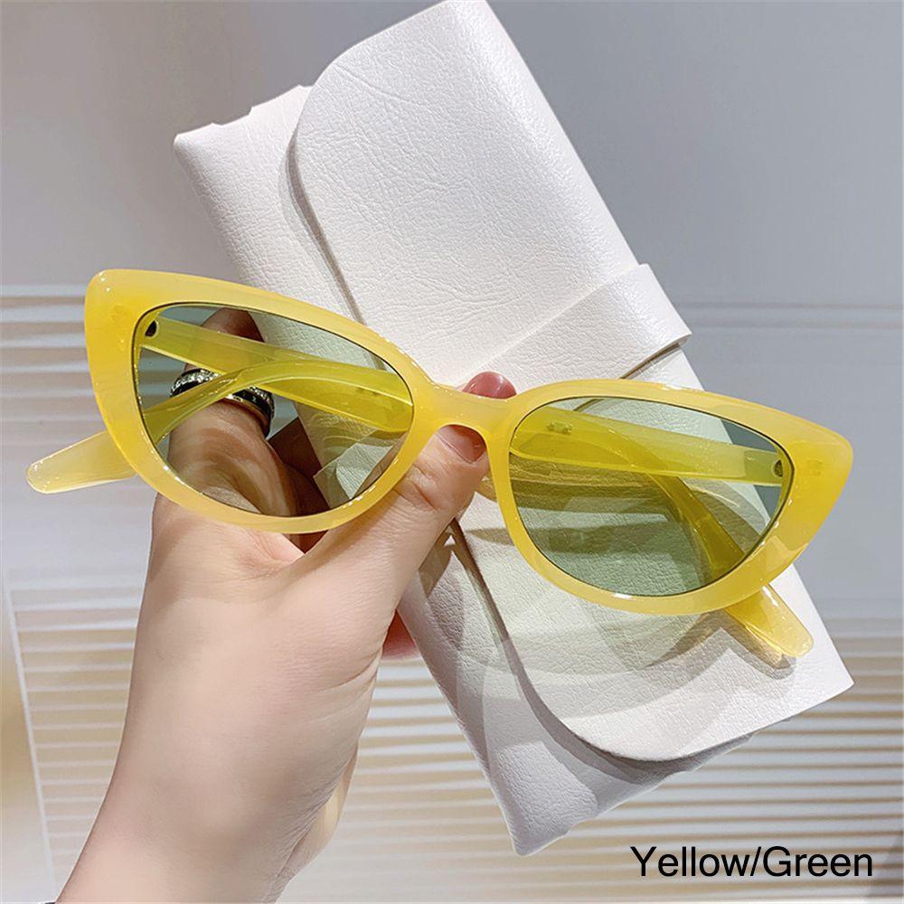 Fashion Vintage UV400 Small Shades Cat Eye Sunglasses Sunglasses for Women Men Sun Glasses