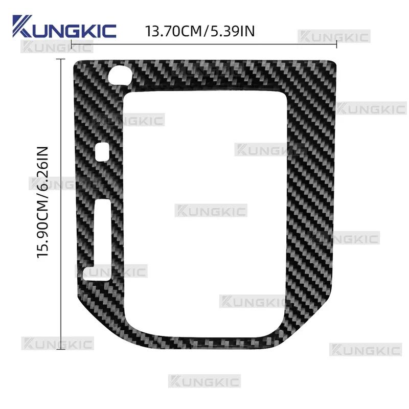 Real Soft Carbon Fiber LHD RHD Car Automotive Gear Shift Panel Frame Sticker for Subaru Forester      2024