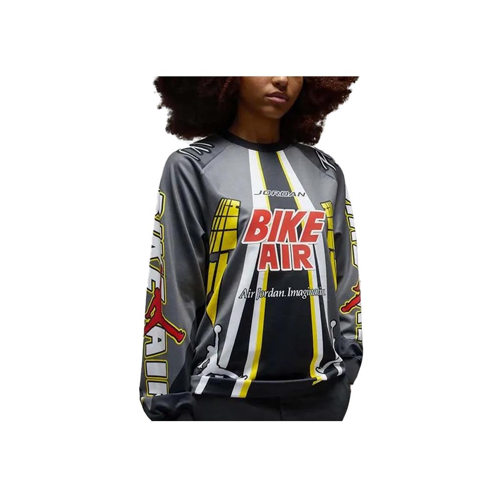 Jordan X Nigel Sylvester Collaboration SS25 Comfortable Simple Fashion Long Sleeve T-Shirt Domestic Version Unisex Tops Gray HQ1730-068