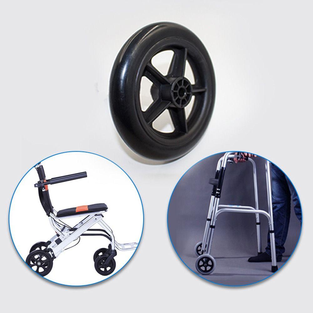 Противоскользящее переднее колесо для инвалидной коляски 5 дюймов, колесо для дорожной тележки, аксессуары для инвалидной коляски