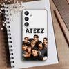 Hot E-ATEEZ Kpop Phone Case For Samsung Galaxy A73,21,22,32,71,53,52,51,80,5G Soft Black Cover