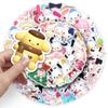 50 шт. 3D наклейки Sanrio: Милые Мультяшные Кошка KT и Помпомпурин, Водонепроницаемое Украшение, Капельный Клей Маленькие Стикеры Моти