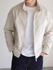 Мужская куртка Harrington в корейском стиле с воротником-стойкой: Универсальная однотонная рабочая одежда для осени/зимы