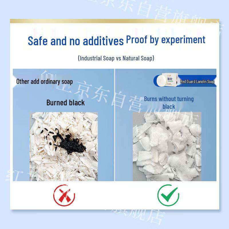 Красная Гвардия Ланолин и Специальное Очищающее Твердое Мыло