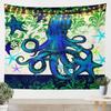 Psychedelic Octopus Tapestry,Sea Animal Tapestry Wall Hanging for Bedroom College Dorm Ocean Tapestries for Home Living Room