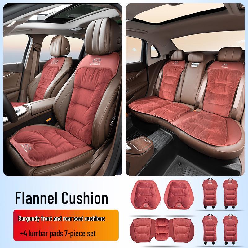 Mazda CX3/CX4/CX5/Atenza Car Seat Cushion with Flannel Lumbar Support