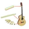Professional Universal Bridge Pins & Nut & Saddle Acoustic Guitar Parts Plastic Easy To Install