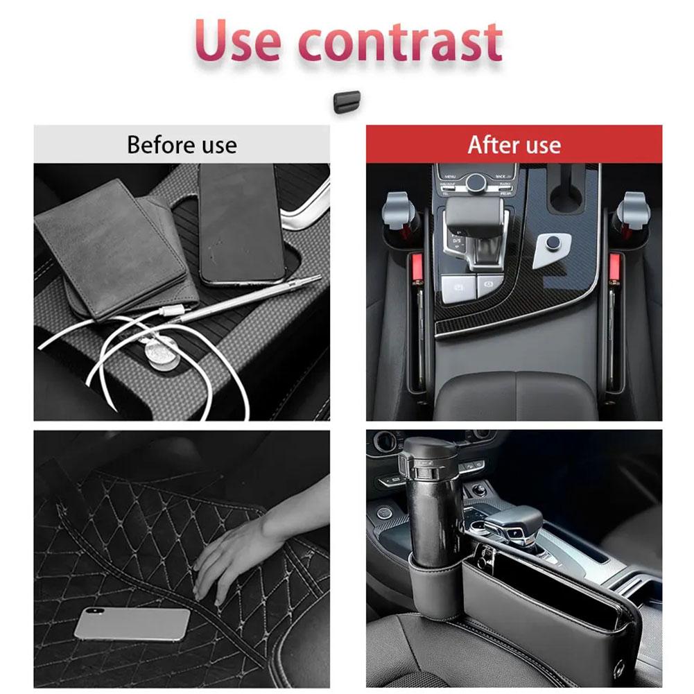 Уборка в автомобильном отсеке, карман для хранения вещей, консоль автомобиля, органайзер для бокового сиденья, чашка, телефон, держатель для кабеля, коробка для хранения автомобильных аксессуаров