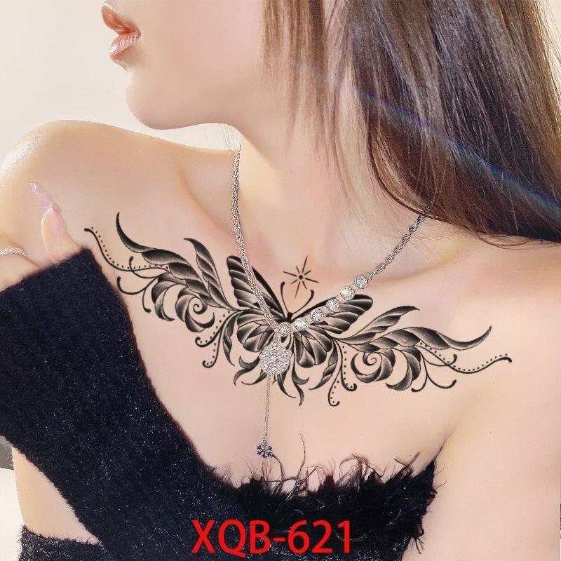 НОВЫЕ Татуировки Временные Водонепроницаемые Татуировки Наклейки Цветы Розы Татуировки Тела Искусство Руки Татуировки Волк Тигр Лев Грудь Татуировки Ноги Для Взрослых