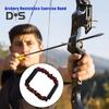 Archery Bow Strength Trainer 25/45/65 Lbs Resistance Exercise Band Arm Strength Training Archery Draw Release Stretch Band Training Aid