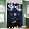 G-Ghost Band Pattern Занавеска для душа для ванной комнаты Перегородка для ванной комнаты Легкий Непрозрачный Водонепроницаемый Материал Ванная комната
