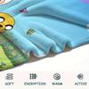 Adventure Time Flannel Blanket, High quality Comfortable for All Seasons, Home Decor, Warmth and Comfort